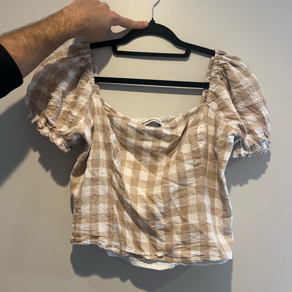 Abercrombie Puff Sleeve Top